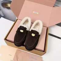 Cheap MIU MIU Leather Shoes For Women #1381071 Replica Wholesale [$105.00 USD] [ITEM#1381071] on Replica MIU MIU Leather Shoes