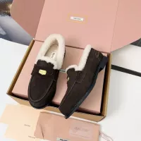 Cheap MIU MIU Leather Shoes For Women #1381071 Replica Wholesale [$105.00 USD] [ITEM#1381071] on Replica MIU MIU Leather Shoes