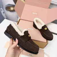 Cheap MIU MIU Leather Shoes For Women #1381071 Replica Wholesale [$105.00 USD] [ITEM#1381071] on Replica MIU MIU Leather Shoes