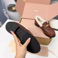 Cheap MIU MIU Leather Shoes For Women #1381072 Replica Wholesale [$105.00 USD] [ITEM#1381072] on Replica MIU MIU Leather Shoes