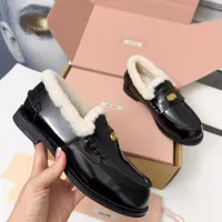 Cheap MIU MIU Leather Shoes For Women #1381073 Replica Wholesale [$105.00 USD] [ITEM#1381073] on Replica MIU MIU Leather Shoes