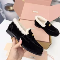 Cheap MIU MIU Leather Shoes For Women #1381074 Replica Wholesale [$105.00 USD] [ITEM#1381074] on Replica MIU MIU Leather Shoes