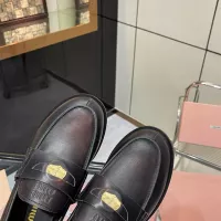 Cheap MIU MIU Leather Shoes For Women #1381078 Replica Wholesale [$102.00 USD] [ITEM#1381078] on Replica MIU MIU Leather Shoes