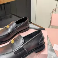 Cheap MIU MIU Leather Shoes For Women #1381078 Replica Wholesale [$102.00 USD] [ITEM#1381078] on Replica MIU MIU Leather Shoes