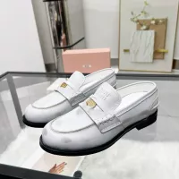 Cheap MIU MIU Leather Shoes For Women #1381079 Replica Wholesale [$102.00 USD] [ITEM#1381079] on Replica MIU MIU Leather Shoes
