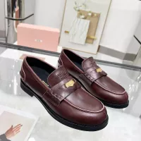 Cheap MIU MIU Leather Shoes For Women #1381080 Replica Wholesale [$102.00 USD] [ITEM#1381080] on Replica MIU MIU Leather Shoes