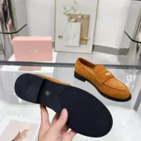 Cheap MIU MIU Leather Shoes For Women #1381082 Replica Wholesale [$102.00 USD] [ITEM#1381082] on Replica MIU MIU Leather Shoes