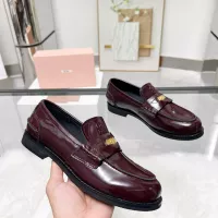 Cheap MIU MIU Leather Shoes For Women #1381085 Replica Wholesale [$102.00 USD] [ITEM#1381085] on Replica MIU MIU Leather Shoes
