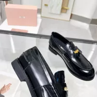 Cheap MIU MIU Leather Shoes For Women #1381086 Replica Wholesale [$102.00 USD] [ITEM#1381086] on Replica MIU MIU Leather Shoes