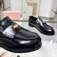 Cheap MIU MIU Leather Shoes For Women #1381086 Replica Wholesale [$102.00 USD] [ITEM#1381086] on Replica MIU MIU Leather Shoes