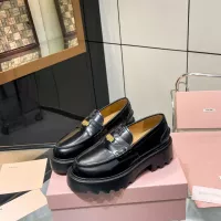 Cheap MIU MIU Leather Shoes For Women #1381115 Replica Wholesale [$105.00 USD] [ITEM#1381115] on Replica MIU MIU Leather Shoes