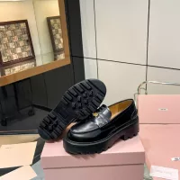 Cheap MIU MIU Leather Shoes For Women #1381115 Replica Wholesale [$105.00 USD] [ITEM#1381115] on Replica MIU MIU Leather Shoes