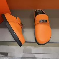 Cheap Hermes Slippers For Men #1381137 Replica Wholesale [$72.00 USD] [ITEM#1381137] on Replica Hermes Slippers