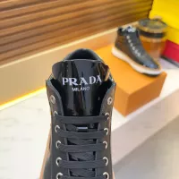 Cheap Prada High Top Shoes For Men #1381150 Replica Wholesale [$82.00 USD] [ITEM#1381150] on Replica Prada High Top Shoes