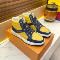 Cheap Gucci High Tops Shoes For Men #1381166 Replica Wholesale [$82.00 USD] [ITEM#1381166] on Replica Gucci High Tops Shoes