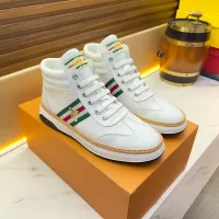 Cheap Gucci High Tops Shoes For Men #1381171 Replica Wholesale [$82.00 USD] [ITEM#1381171] on Replica Gucci High Tops Shoes
