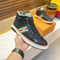 Cheap Gucci High Tops Shoes For Men #1381172 Replica Wholesale [$82.00 USD] [ITEM#1381172] on Replica Gucci High Tops Shoes