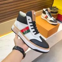 Cheap Gucci High Tops Shoes For Men #1381174 Replica Wholesale [$82.00 USD] [ITEM#1381174] on Replica Gucci High Tops Shoes