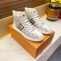 Cheap Gucci High Tops Shoes For Men #1381175 Replica Wholesale [$82.00 USD] [ITEM#1381175] on Replica Gucci High Tops Shoes