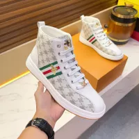 Cheap Gucci High Tops Shoes For Men #1381175 Replica Wholesale [$82.00 USD] [ITEM#1381175] on Replica Gucci High Tops Shoes