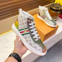 Cheap Gucci High Tops Shoes For Men #1381176 Replica Wholesale [$82.00 USD] [ITEM#1381176] on Replica Gucci High Tops Shoes