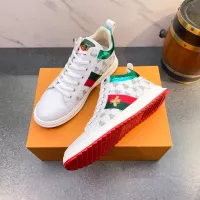 Cheap Gucci High Tops Shoes For Men #1381192 Replica Wholesale [$82.00 USD] [ITEM#1381192] on Replica Gucci High Tops Shoes