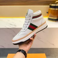 Cheap Gucci High Tops Shoes For Men #1381200 Replica Wholesale [$82.00 USD] [ITEM#1381200] on Replica Gucci High Tops Shoes