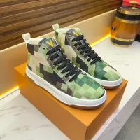 Cheap Louis Vuitton High Tops Shoes For Men #1381206 Replica Wholesale [$82.00 USD] [ITEM#1381206] on Replica Louis Vuitton High Tops Shoes