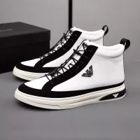 Cheap Armani High Tops Shoes For Men #1381271 Replica Wholesale [$85.00 USD] [ITEM#1381271] on Replica Armani High Tops Shoes