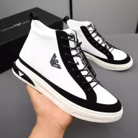 Cheap Armani High Tops Shoes For Men #1381271 Replica Wholesale [$85.00 USD] [ITEM#1381271] on Replica Armani High Tops Shoes