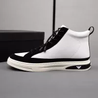 Cheap Armani High Tops Shoes For Men #1381271 Replica Wholesale [$85.00 USD] [ITEM#1381271] on Replica Armani High Tops Shoes