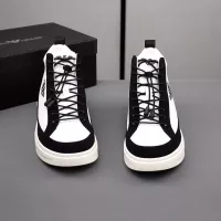 Cheap Armani High Tops Shoes For Men #1381271 Replica Wholesale [$85.00 USD] [ITEM#1381271] on Replica Armani High Tops Shoes
