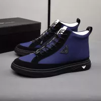 Cheap Armani High Tops Shoes For Men #1381272 Replica Wholesale [$85.00 USD] [ITEM#1381272] on Replica Armani High Tops Shoes
