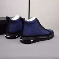 Cheap Armani High Tops Shoes For Men #1381272 Replica Wholesale [$85.00 USD] [ITEM#1381272] on Replica Armani High Tops Shoes