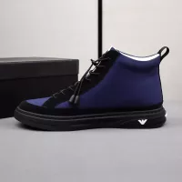 Cheap Armani High Tops Shoes For Men #1381272 Replica Wholesale [$85.00 USD] [ITEM#1381272] on Replica Armani High Tops Shoes