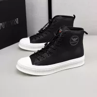 Cheap Armani High Tops Shoes For Men #1381274 Replica Wholesale [$88.00 USD] [ITEM#1381274] on Replica Armani High Tops Shoes