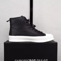 Cheap Armani High Tops Shoes For Men #1381274 Replica Wholesale [$88.00 USD] [ITEM#1381274] on Replica Armani High Tops Shoes