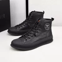 Cheap Armani High Tops Shoes For Men #1381275 Replica Wholesale [$88.00 USD] [ITEM#1381275] on Replica Armani High Tops Shoes