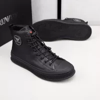 Cheap Armani High Tops Shoes For Men #1381275 Replica Wholesale [$88.00 USD] [ITEM#1381275] on Replica Armani High Tops Shoes