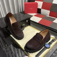 Cheap Salvatore Ferragamo Leather Shoes For Men #1381282 Replica Wholesale [$98.00 USD] [ITEM#1381282] on Replica Salvatore Ferragamo Leather Shoes