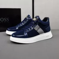Cheap Boss High Top Shoes For Men #1381309 Replica Wholesale [$85.00 USD] [ITEM#1381309] on Replica Boss High Top Shoes
