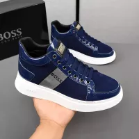Cheap Boss High Top Shoes For Men #1381309 Replica Wholesale [$85.00 USD] [ITEM#1381309] on Replica Boss High Top Shoes