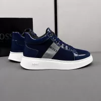 Cheap Boss High Top Shoes For Men #1381309 Replica Wholesale [$85.00 USD] [ITEM#1381309] on Replica Boss High Top Shoes