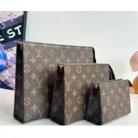Cheap Louis Vuitton AAA Quality Trio Pouches For Unisex #1381325 Replica Wholesale [$122.00 USD] [ITEM#1381325] on Replica Louis Vuitton AAA Quality Pouches