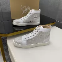 Cheap Christian Louboutin High Top Shoes For Women #1381343 Replica Wholesale [$92.00 USD] [ITEM#1381343] on Replica Christian Louboutin High Top Shoes