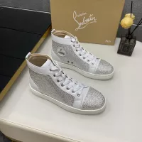 Cheap Christian Louboutin High Top Shoes For Women #1381343 Replica Wholesale [$92.00 USD] [ITEM#1381343] on Replica Christian Louboutin High Top Shoes