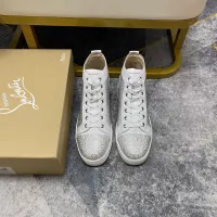 Cheap Christian Louboutin High Top Shoes For Women #1381343 Replica Wholesale [$92.00 USD] [ITEM#1381343] on Replica Christian Louboutin High Top Shoes