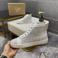 Cheap Christian Louboutin High Top Shoes For Men #1381346 Replica Wholesale [$92.00 USD] [ITEM#1381346] on Replica Christian Louboutin High Top Shoes