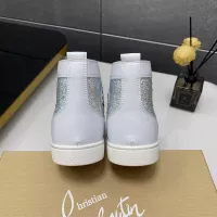 Cheap Christian Louboutin High Top Shoes For Men #1381346 Replica Wholesale [$92.00 USD] [ITEM#1381346] on Replica Christian Louboutin High Top Shoes