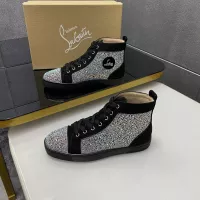 Cheap Christian Louboutin High Top Shoes For Women #1381347 Replica Wholesale [$92.00 USD] [ITEM#1381347] on Replica Christian Louboutin High Top Shoes